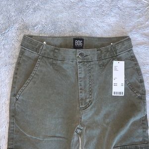 Army green cargo jeans